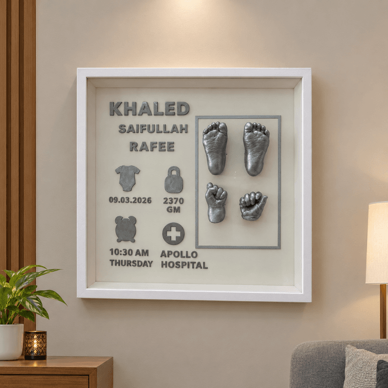 Born to Be Remembered – Baby Birth Keepsake Frame