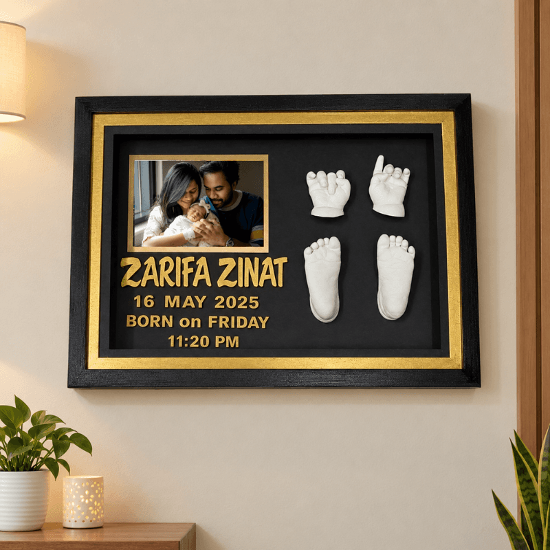 Forever Tiny – Personalized Baby Birth Keepsake Frame