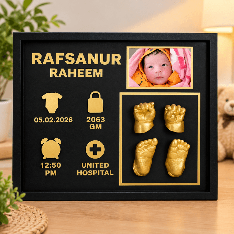 Little Love Story – Personalized Baby Birth Keepsake Frame