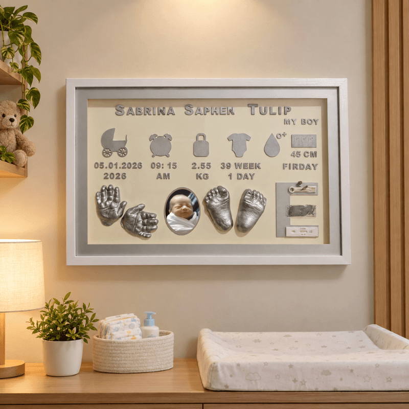 The Little Story – Personalized Baby Birth Keepsake Frame